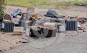 WEKO fireworks garbage after New Year`s Eve 2018 Ã¢â¬â 2019